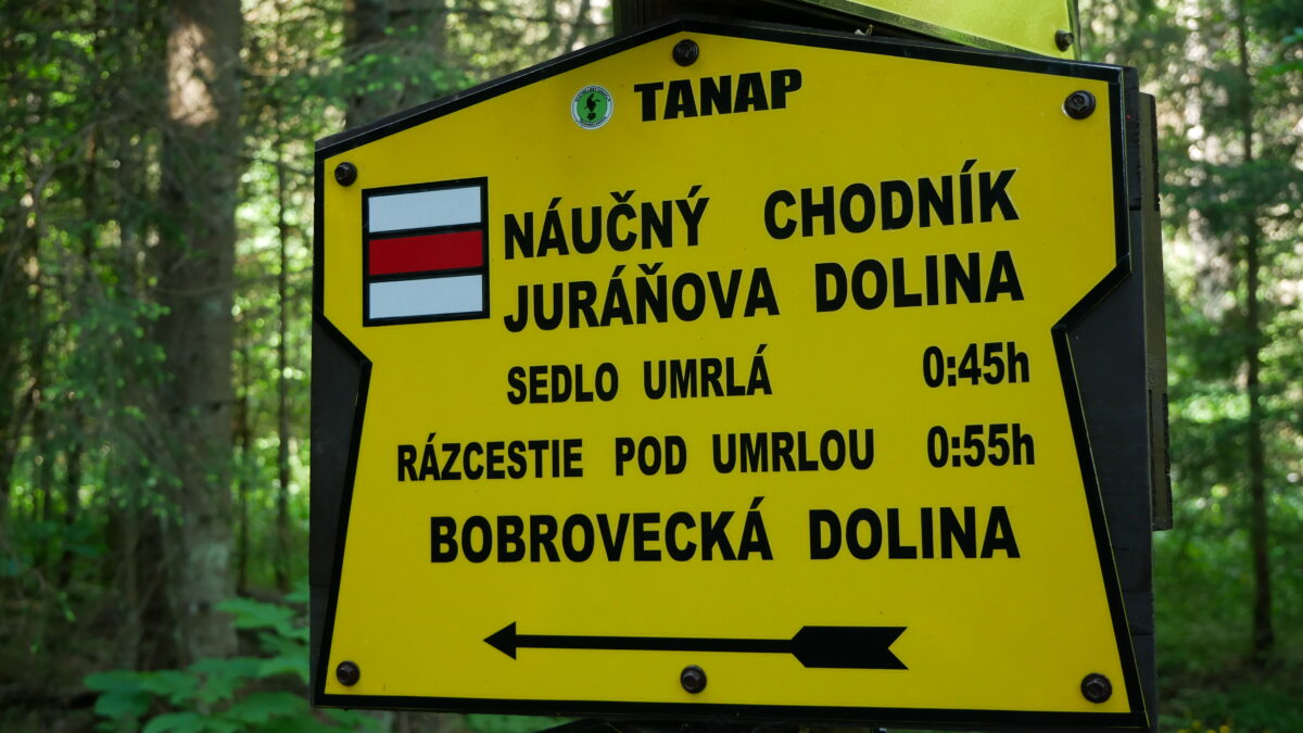 putac juranova dolina razcestnik
