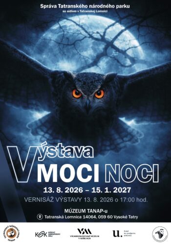 Plagát výstava V MOCI NOCI