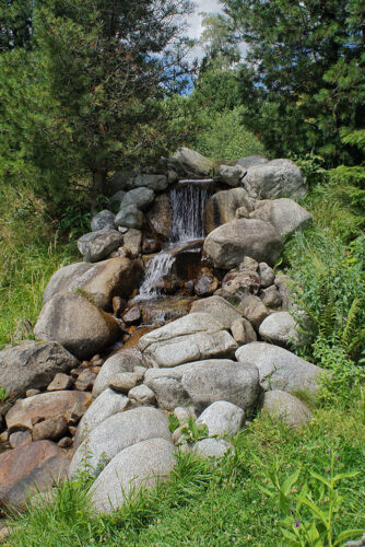 vodopád v Expozícii tatranskej prírody